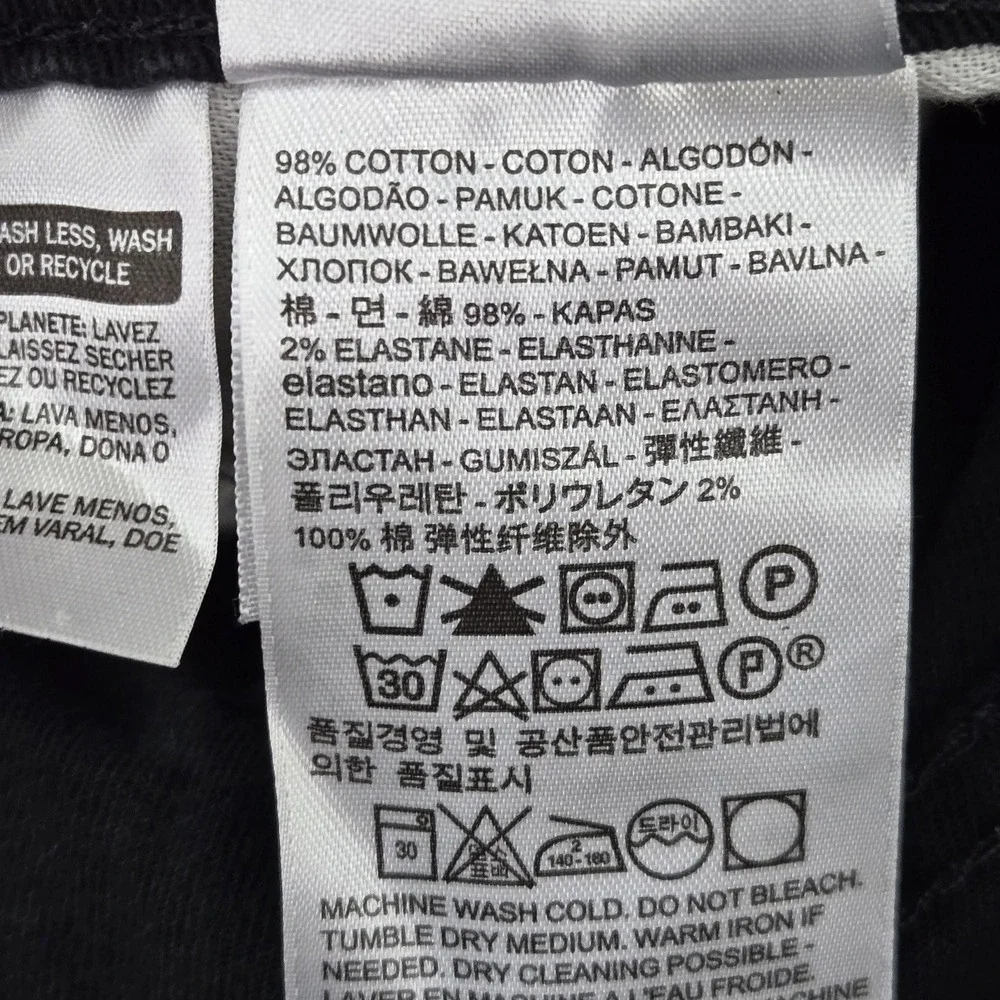Levi's 513 Men Jeans 34X34‎ Black Denim Slim Straight  32